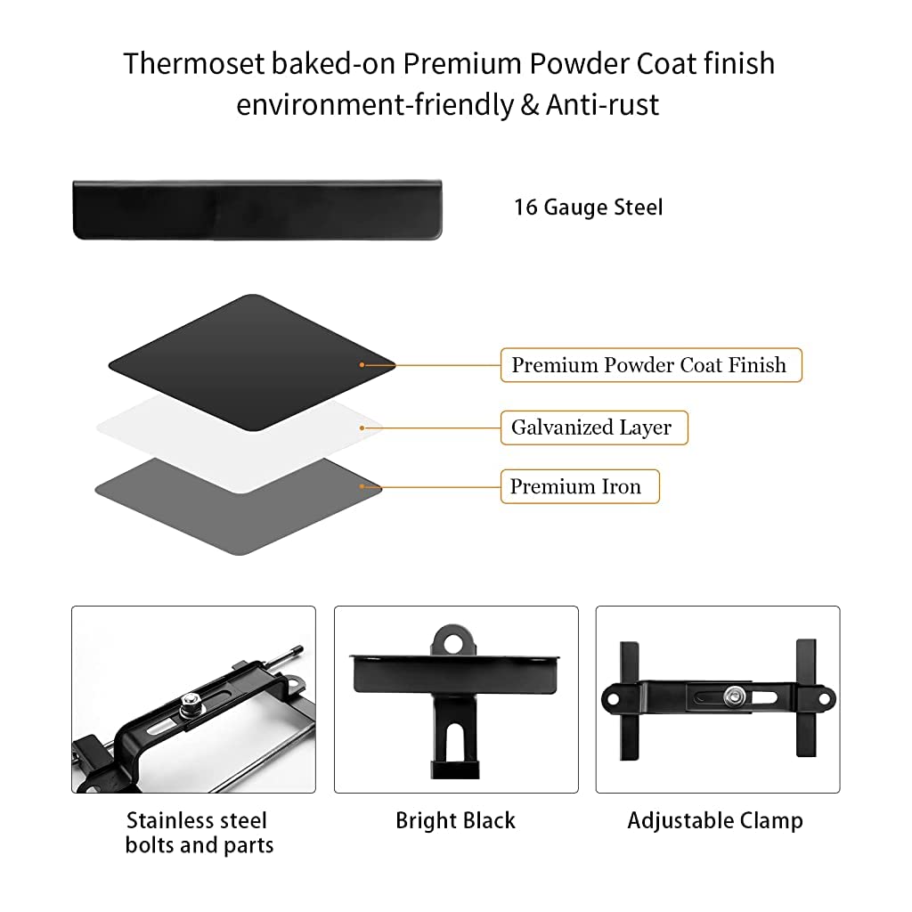 ZIBUYU Car Battery Holder Stand, Adjustable Universal Crossbar with 10''length, Battery Vehicle Battery Holder Screw Fixing Rack, Easy Installation with Accessories. ZIBUYU Car Battery Holder Stand, Adjustable Universal Crossbar with 10''length, Battery Vehicle Battery Holder Screw Fixing Rack, Easy Installation with Accessories.